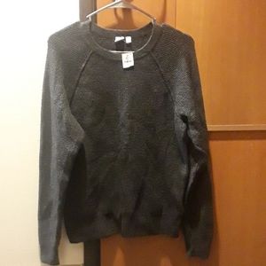 Dark Grey Gap Waffle Sweater